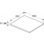 Bosch Serie 6 Smart Induction Cooktop Autonomous with Child Lock Function 59.2x52.2εκ. - Image 2