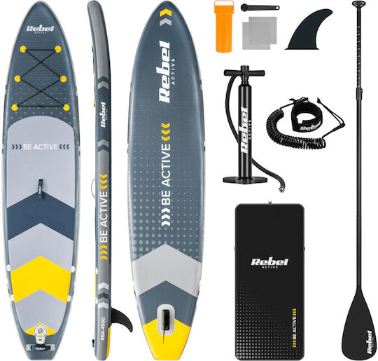 Rebel Active Φουσκωτή Σανίδα SUP με Μήκος 3.5m Μπλε - Image 1