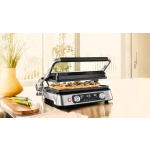 Braun MultiGrill 9 Pro Tabletop Electric Grill Ribbed Plate 2200W with Lid and Adjustable Thermostat 37cmx23cmcm - Image 3