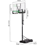 Salta Baskelball Hoop with Stand - Image 3