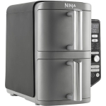 Ninja Double Stack XL Air Fryer with Double Detachable Bucket 9.5lt Gray - Image 2
