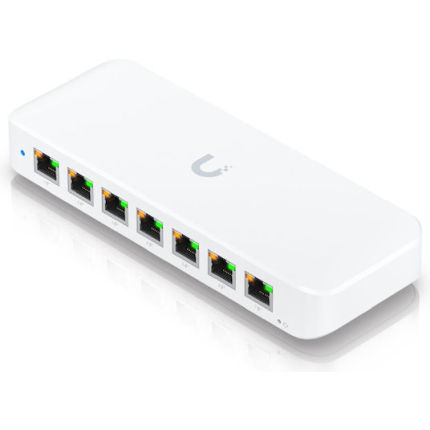 Ubiquiti Switch Ultra 210W Unmanaged L2 PoE+ Switch with 8 Gigabit (1Gbps) Ethernet Ports