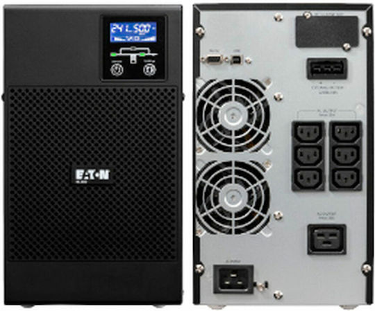 Eaton 9E 3KVA/3KVA XL UPS On-Line 24000W with 7 IEC Power Plugs - Image 1