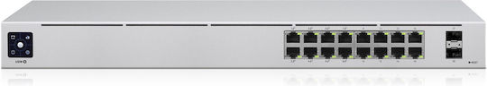 Ubiquiti USW-16-PoE Managed L2 PoE+ Switch with 16 Gigabit (1Gbps) Ethernet Ports and 2 SFP Ports - Image 1