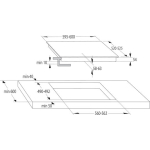 Gorenje Induction Cooktop Autonomous with Child Lock Function 59.5x52εκ. White - Image 3