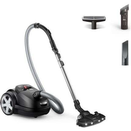 Philips XD8122/10 Vacuum Cleaner 900W Bagged 4lt Black