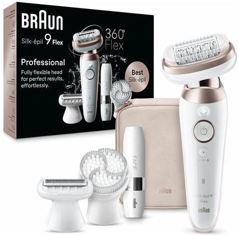 Braun Silk-épil 9 Flex 3D Epilator Machine Epilator for Face & Body - Image 1