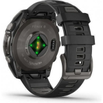 Garmin Fenix 8 Titanium 47mm Waterproof Smartwatch with Heart Rate Monitor (Sapphire, Carbon Grey Dlc Titanium With Black/pebble Grey Silicone Band) - Image 5