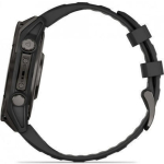 Garmin Fenix 8 Titanium 47mm Waterproof Smartwatch with Heart Rate Monitor (Sapphire, Carbon Grey Dlc Titanium With Black/pebble Grey Silicone Band) - Image 6