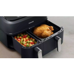 Philips 3000 Series Air Fryer with Double Detachable Bucket 9lt Black - Image 3