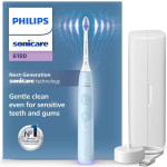 Philips Electric Toothbrush with Pressure Sensor and Travel Case HX7406/02 Light Blue