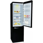 Ravanson Retro Fridge-Freezer 250lt H188.5xW54.5xD55cm Black LKK-250RB - Image 3