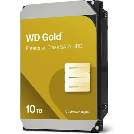 Western Digital Gold Enterprise Class 10TB HDD Hard Drive 3.5" SATA III 7200rpm with 512MB Cache for Server WD103KRYZ