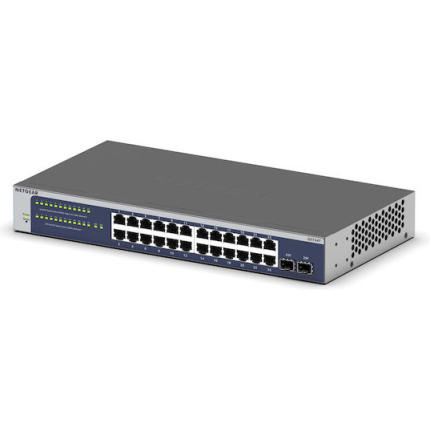 NetGear GS724T Managed L3 Switch with 24 Gigabit (1Gbps) Ethernet Ports