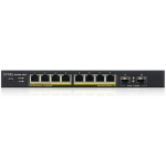 Zyxel GS1900-10HP Managed L2 PoE+ Switch with 8 Gigabit (1Gbps) Ethernet Ports and 2 SFP Ports - Image 3