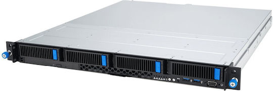 Asus Rack 1u Rs300-e12-rs4/350w Intel C262 Lga1700 95w 4xddr5 4400 4000 3600 4x3,5"/2,5" 4*sata Sas Nvme 2x Intel I210at 1x Management Port 1+1 450w 80 Plus Platinum - Image 1