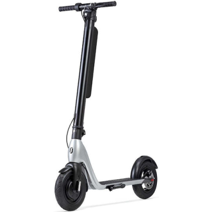 JIVR Electric Scooter with 20km/h Max Speed and 50km Autonomy in Silver Color
