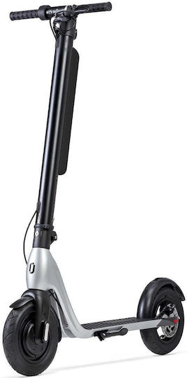 JIVR Electric Scooter with 20km/h Max Speed and 50km Autonomy in Silver Color - Image 1