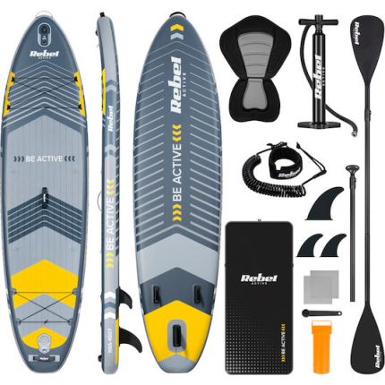 RBA-4507 Inflatable SUP Board with Length 3.35m Gray
