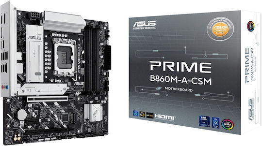 Asus Prime B860M-A-CSM Motherboard Micro ATX with Intel 1851 Socket - Image 1
