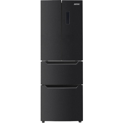 MPM Side-by-Side Refrigerator 320lt NoFrost H186xW64xD69cm Inox MPM-351-SBF-07