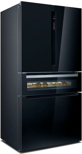 Siemens French Door Refrigerator 572L Total NoFrost H183xW90.5xL73.6cm Black IQ700 - Image 1