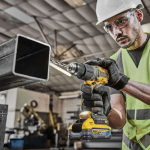 DEWALT Set Angle Wheel & Impact Drill Driver Brushless 18V with 2 Batteries 5Ah and Case - Image 4