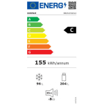Gorenje Fridge-Freezer 300lt NoFrost H185xW60xD59.2cm Inox NRK61CS2XL4 - Image 2