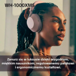 Sony WH-1000XM5 Wireless / Wired Over Ear Headphones with 30 hours of Operation and Quick Charge Pink - Image 7