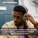 Sony WH-1000XM5 Wireless / Wired Over Ear Headphones with 30 hours of Operation and Quick Charge Pink - Image 5