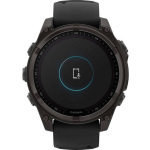 Garmin Fenix 8 Solar Titanium 47mm Waterproof Smartwatch with Heart Rate Monitor (Sapphire, Carbon Grey Dlc Titanium With Black/pebble Grey Silicone Band) - Image 4