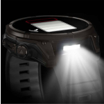 Garmin Fenix 8 Solar Titanium 47mm Waterproof Smartwatch with Heart Rate Monitor (Sapphire, Carbon Grey Dlc Titanium With Black/pebble Grey Silicone Band) - Image 5