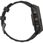 Garmin Fenix 8 Solar Titanium 47mm Waterproof Smartwatch with Heart Rate Monitor (Sapphire, Carbon Grey Dlc Titanium With Black/pebble Grey Silicone Band) - Image 6