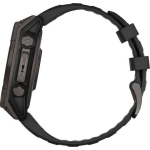 Garmin Fenix 8 Solar Titanium 47mm Waterproof Smartwatch with Heart Rate Monitor (Sapphire, Carbon Grey Dlc Titanium With Black/pebble Grey Silicone Band) - Image 7