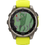 Garmin Fenix 8 Solar Titanium 47mm Waterproof Smartwatch with Heart Rate Monitor (Sapphire, Titanium With Amp Yellow/Graphite Silicone Band) - Image 7