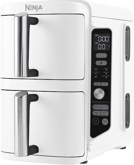 Ninja Double Stack XL Air Fryer with Double Detachable Bucket 9.5lt White - Image 1