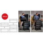 Keter Metallic Tool Carrier W56.5xD75xH29cm - Image 7