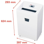 HSM Pure 420 4.5x30mm Strip Cut 15-Sheet CD and Paper Shredder - Image 4