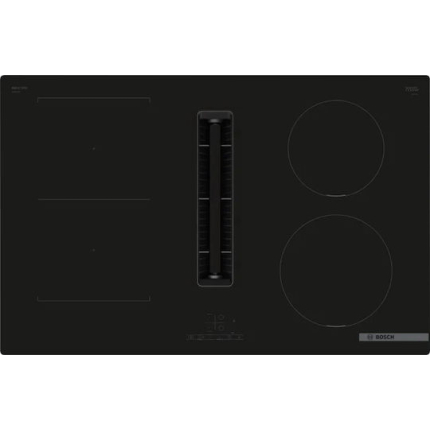Bosch Serie 4 Induction Cooktop With Frame Autonomous with Hood & Child Lock Function 80.2x52.2εκ.