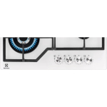 Electrolux Gas Cooktop Autonomous with Hood 59x52εκ. White - Image 2