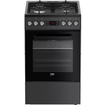 Beko Gas & Electric Cooker 60lt W50cm. Black