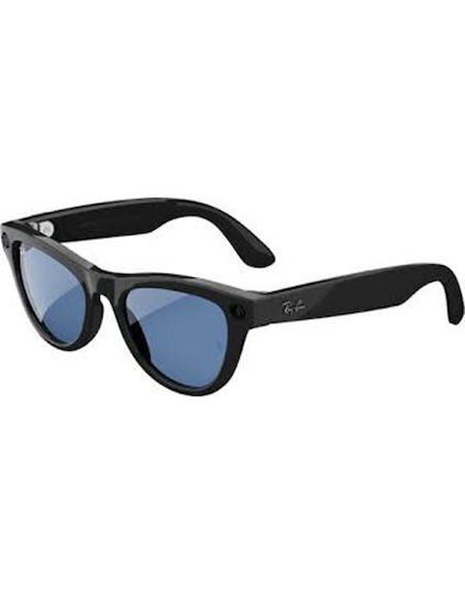 Ray Ban Meta Skyler Gen 1 Transitions Blue Lenses Shiny Black Smart Glasses Μαύρα - Image 1