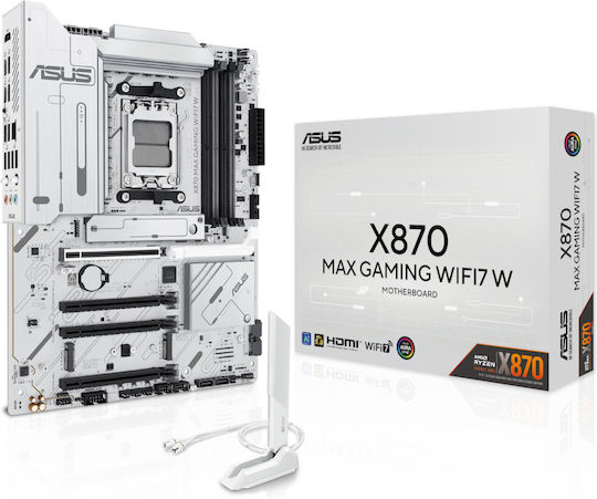Asus X870 MAX GAMING WIFI7 W Motherboard ATX with AMD AM5 Socket - Image 1