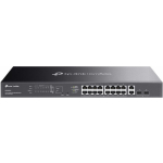 TP-LINK Omada ES220GMP Managed L2 PoE+ Switch with 16 Gigabit (1Gbps) Ethernet Ports and 2 SFP Ports