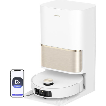 Dreame L50 Pro Ultra Robot Vacuum Cleaner with Laser Mapping & 19500Pa Suction Power White