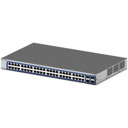 NetGear L2 PoE+ Switch with 48 Gigabit (1Gbps) Ethernet Ports and 4 SFP Ports