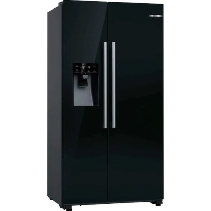 Bosch Retro Side-by-Side Refrigerator 562lt Total NoFrost H178.7xW90.8xD70.7cm Black KAD93ABEP