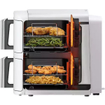 Ninja Double Stack XL Air Fryer with Double Detachable Bucket 9.5lt White - Image 8