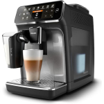Philips Series 4300 Αυτόματη Μηχανή Espresso 1500W Πίεσης 15bar για Cappuccino με Μύλο Άλεσης Μαύρη