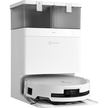 Ecovacs Deebot X8 Omni Robot Vacuum Cleaner with Laser Mapping & 18000Pa Suction Power White